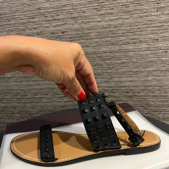 Arturo Chiang Black flats sandals, size 7 M - Picture 6 of 10